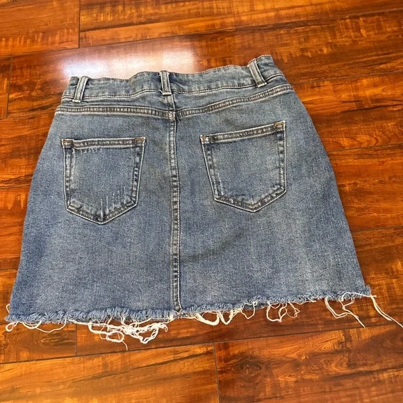 Wild Fable Blue Denim Mini Skirt - Picture 2 of 3
